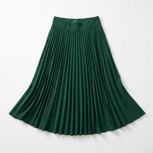 Pleated Midi Skirt