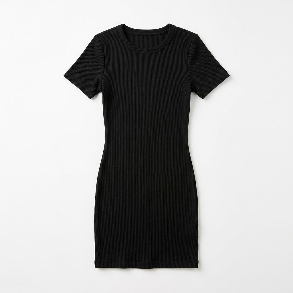 Ribbed Knit Bodycon Dress