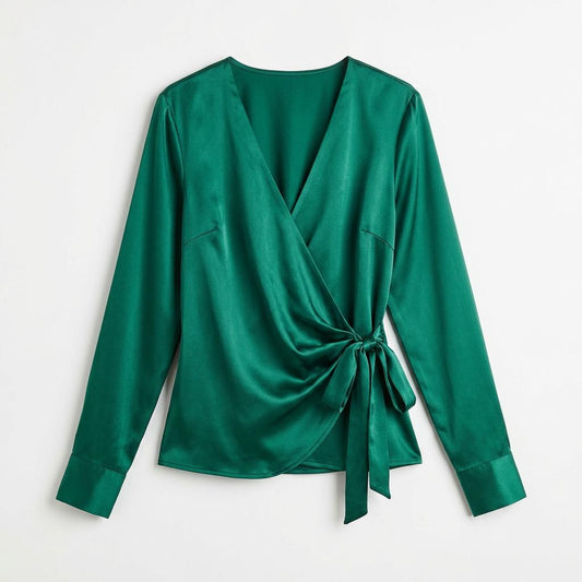 Wrap Front Blouse